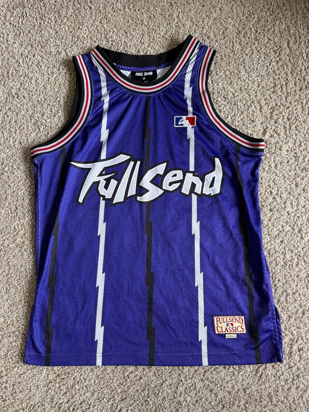 Full Send Classic Basketball Tank Top Basketball Jersey